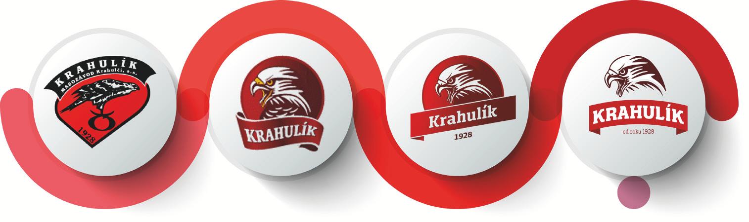 Vývoj loga společnosti Krahulík